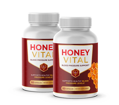 Honey Vital blood pressure support capsules